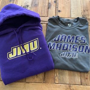 JMU hoodie and shirt